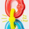 edukaciniai zaislai. Lavinamieji zaislai. FatBrainToys . Fat Brain Toys sensoriniai žiedai „Plip Grips“