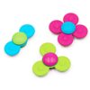 edukaciniai zaislai. Lavinamieji zaislai. FatBrainToys . Whirly Squigz Little Brainies – silikoniniai suktukai