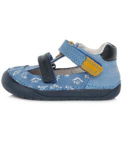 batukai vaikams D.D.Step (Vengrija)  Barefoot mėlyni batai 20-25 d. H070-359