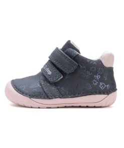 batukai vaikams D.D.Step (Vengrija)  Barefoot mėlyni batai 20-25 d. S070-52724A