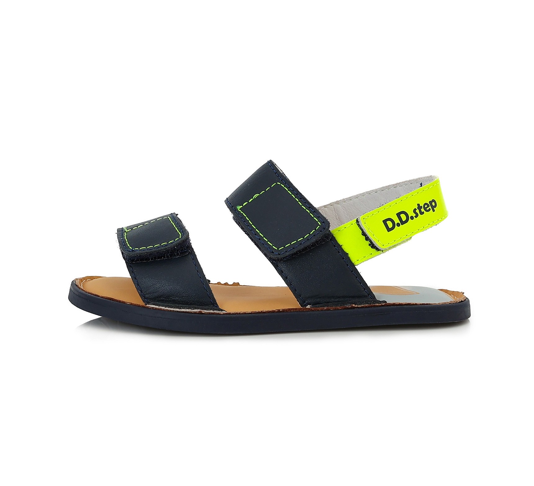 Tamsiai mėlynos barefoot basutės 32-37 d. G076-356L. D.D.Step (Vengrija). Batai vaikams 3 batukai vaikams D.D.Step (Vengrija) Tamsiai mėlynos barefoot basutės 32-37 d. G076-356L