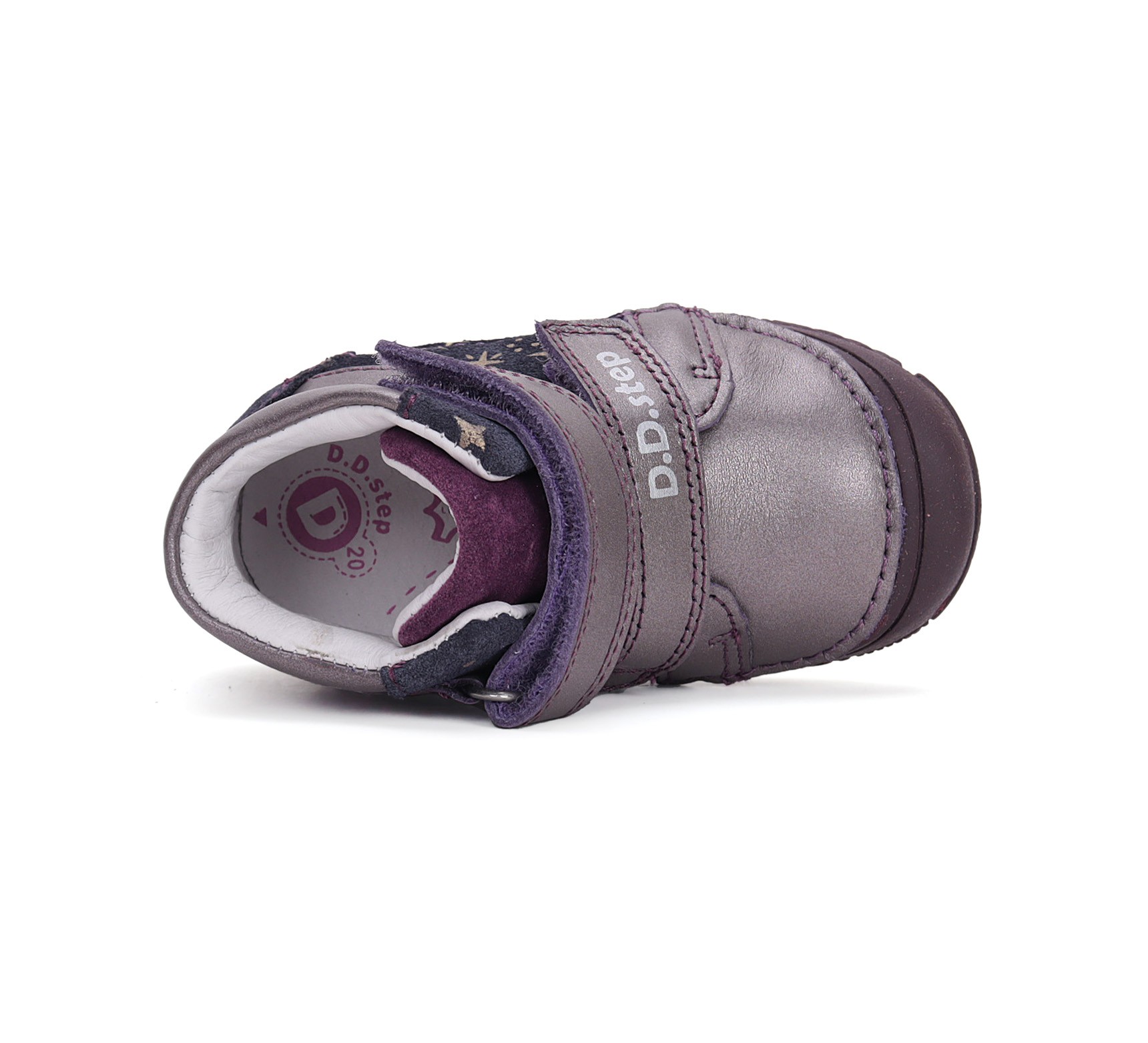Violetiniai batai 26-31 d. S082-42515DM. D.D.Step (Vengrija). Batai vaikams 6 batukai vaikams D.D.Step (Vengrija) Violetiniai batai 26-31 d. S082-42515DM