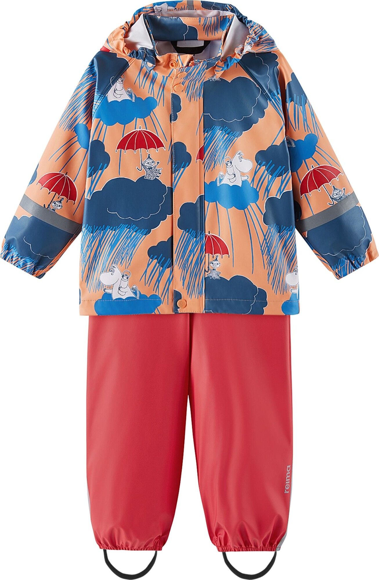 REIMA MOOMIN PLASK Apricot kombinezonas vaikams 6 Rainwear REIMA MOOMIN PLASK Apricot 26C6 For Kids