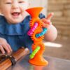 edukaciniai zaislai. Lavinamieji zaislai. FatBrainToys . PipSquigz Loops lipšniukai (oranžinis)