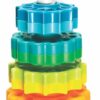edukaciniai zaislai. Lavinamieji zaislai. FatBrainToys . Besisukanti piramidė „SpinAgain“