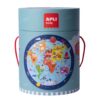 Rato formos dėlionė „Worldmap“ - Apli Kids 1 edukaciniai zaislai. Lavinamieji zaislai. Apli Kids . Rato formos dėlionė „Worldmap“