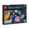 Tamsoje šviečianti dėlionė „Solar System” - Apli Kids 1 edukaciniai zaislai. Lavinamieji zaislai. Apli Kids . Tamsoje šviečianti dėlionė „Solar System”