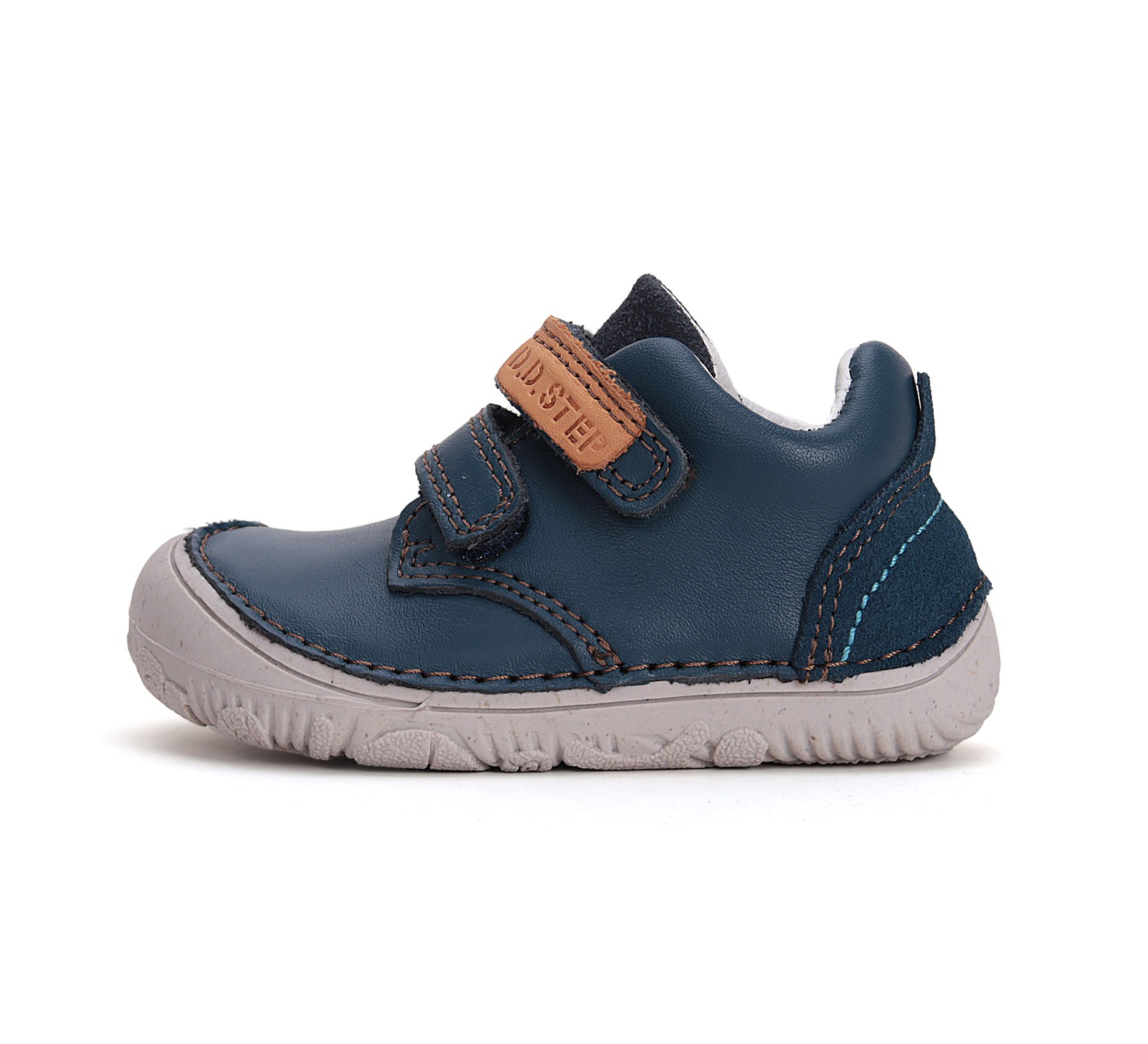Barefoot mėlyni batai 26-31 d. S073-51761AM. D.D.Step (Vengrija). Batai vaikams 3 batukai vaikams D.D.Step (Vengrija) Barefoot mėlyni batai 26-31 d. S073-51761AM