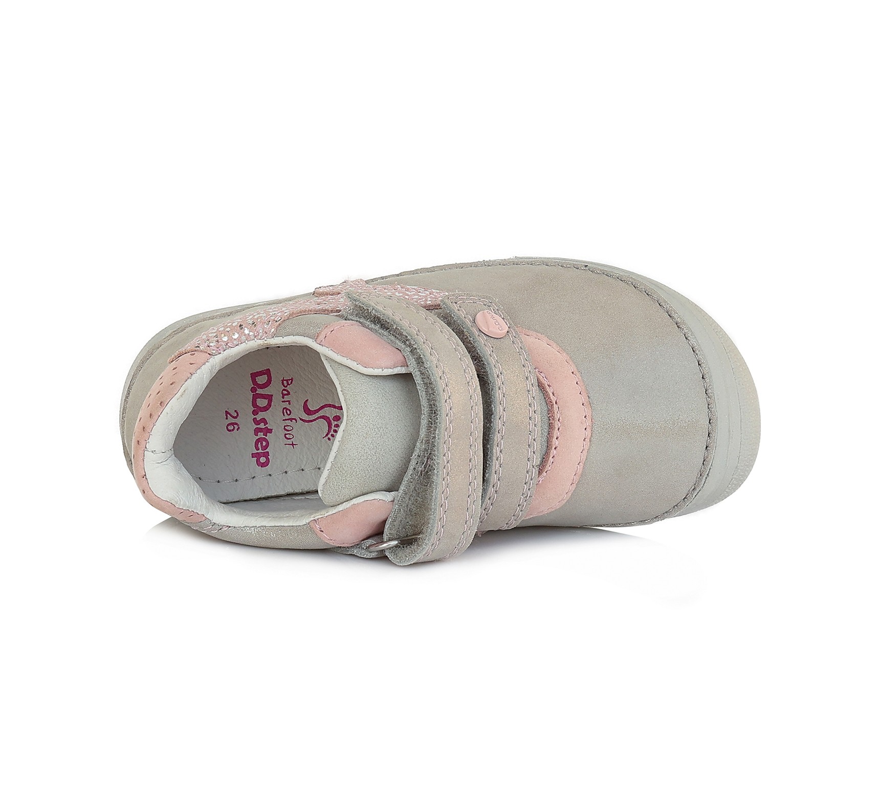 Barefoot pilki batai 31-36 d. S063432AL. D.D.Step (Vengrija). Batai vaikams 6 batukai vaikams D.D.Step (Vengrija) Barefoot pilki batai 31-36 d. S063432AL