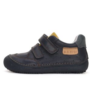 batukai vaikams D.D.Step (Vengrija)  Barefoot tamsiai mėlyni batai 31-36d. S063-41377AL