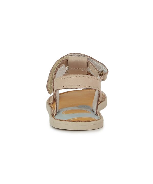 batukai vaikams D.D.Step (Vengrija)  Kreminės barefoot basutės 26-31 d. G076-323M