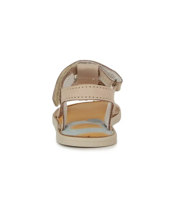 batukai vaikams D.D.Step (Vengrija)  Kreminės barefoot basutės 26-31 d. G076-323M