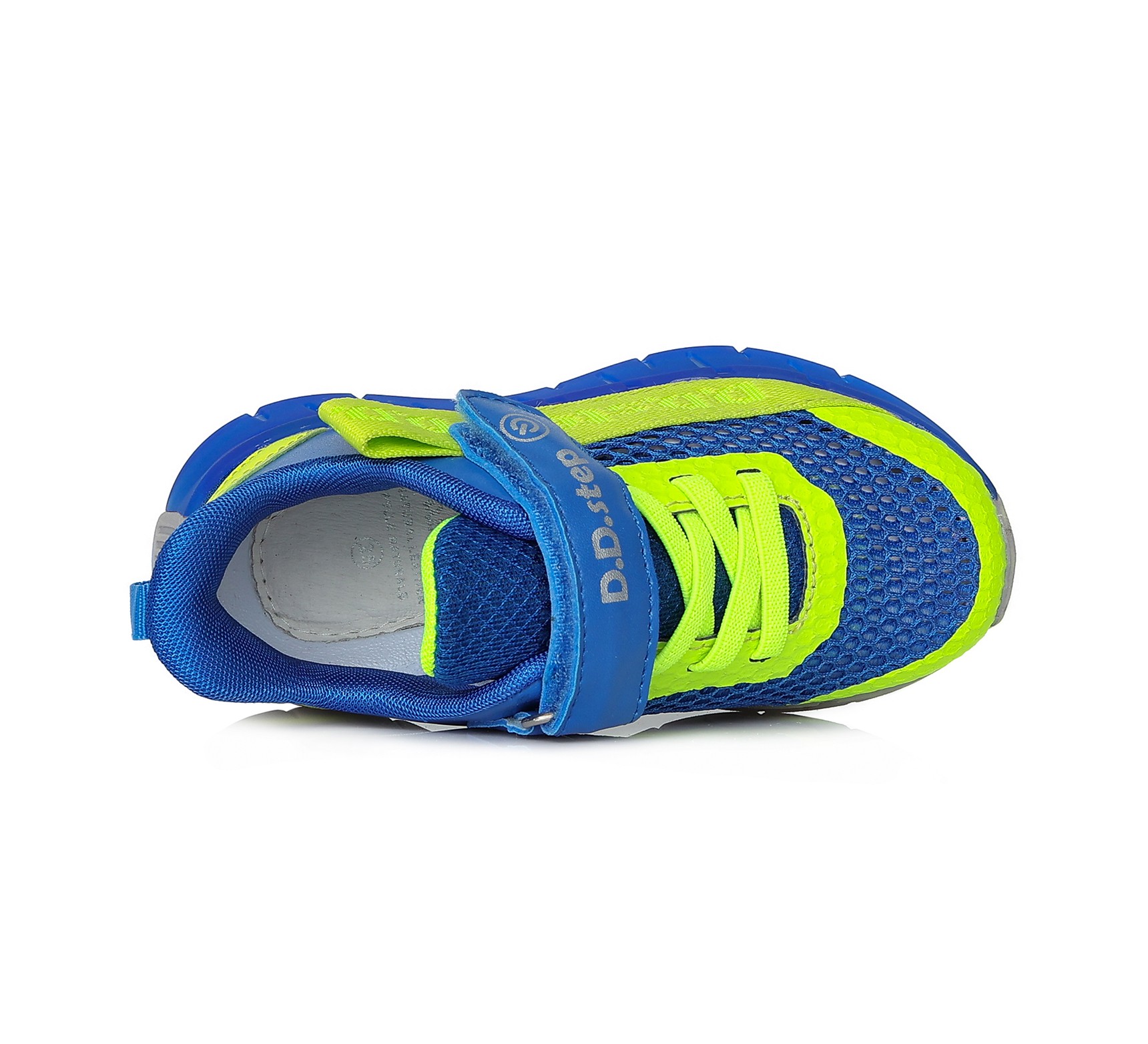 Mėlyni sportiniai LED batai 24-29 d. F61297AM. D.D.Step (Vengrija). Batai vaikams 6 batukai vaikams D.D.Step (Vengrija) Mėlyni sportiniai LED batai 24-29 d. F61297AM