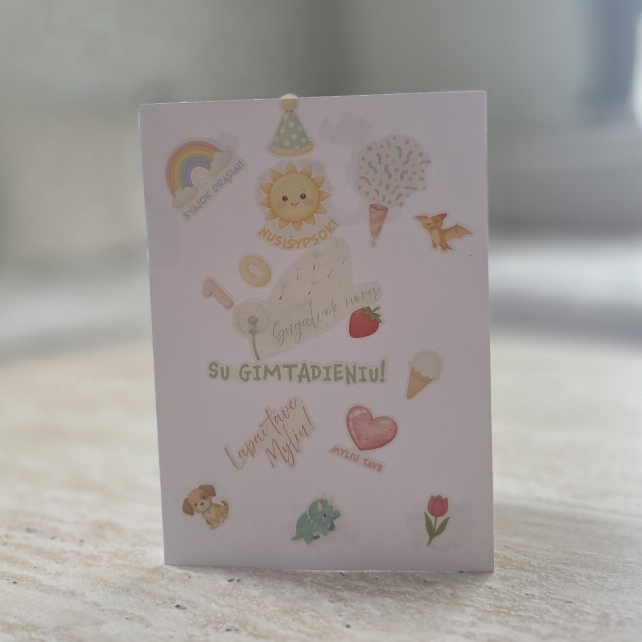 Šnekanti sveikinimo atvirutė SKILSAS SK11 su balso įrašymo funkcija 4 Šnekanti sveikinimo atvirutė SKILSAS SK11 su balso įrašymo funkcija - Image 2