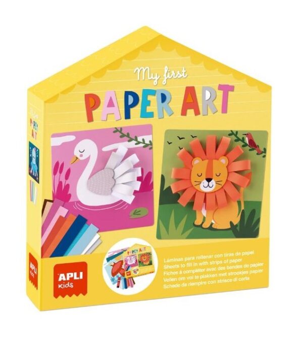 edukaciniai zaislai. Lavinamieji zaislai. Apli Kids . Mano pirmasis popieriaus menas