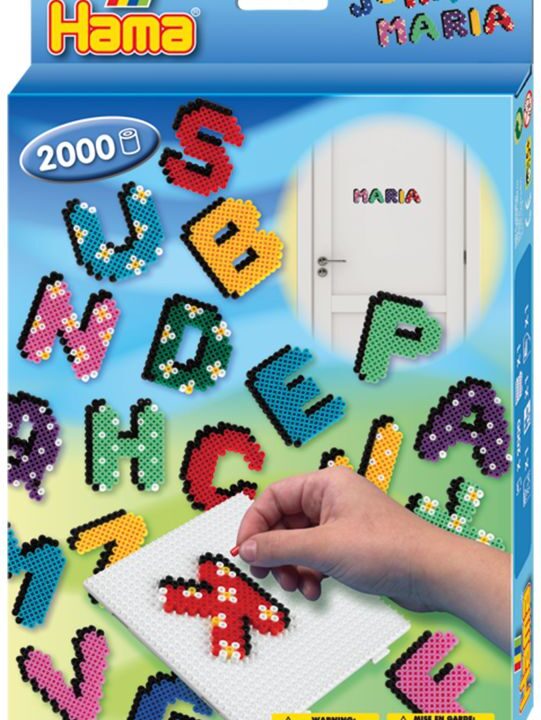 edukaciniai zaislai. Lavinamieji zaislai. HAMA . HAMA MIDI karoliukų rinkinys - raidės