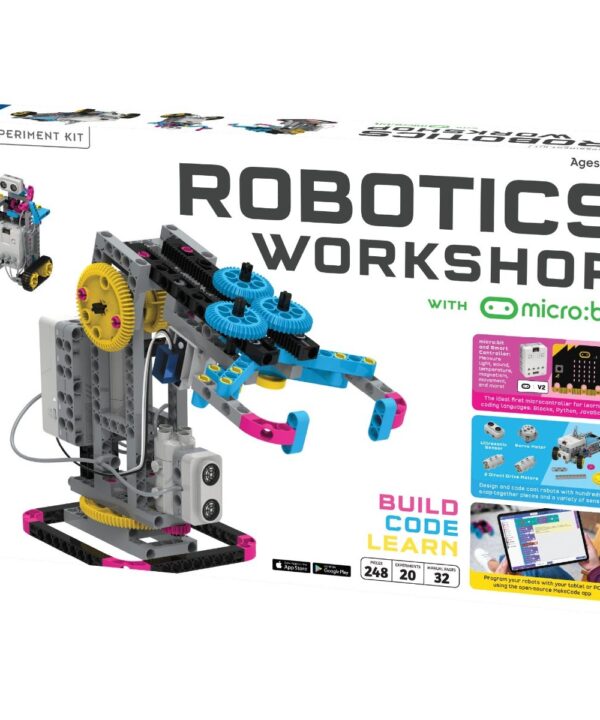 edukaciniai zaislai. Lavinamieji zaislai. KOSMOS . Inžinerinis-mokslinis rinkinys “Robotikos dirbtuvės+micro:bit”