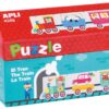 APLI dėlionė namelio formos dėžutėje „Traukinys“ - Apli Kids 2 edukaciniai zaislai. Lavinamieji zaislai. Apli Kids . APLI dėlionė namelio formos dėžutėje „Traukinys“