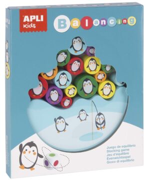 edukaciniai zaislai. Lavinamieji zaislai. Apli Kids . APLI žaidimas „Balansuojantys pingvinai“