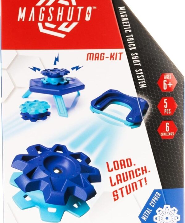 edukaciniai zaislai. Lavinamieji zaislai. FatBrainToys . Magnetinių triukų rinkinys „Magshuto: Metal Cypher“