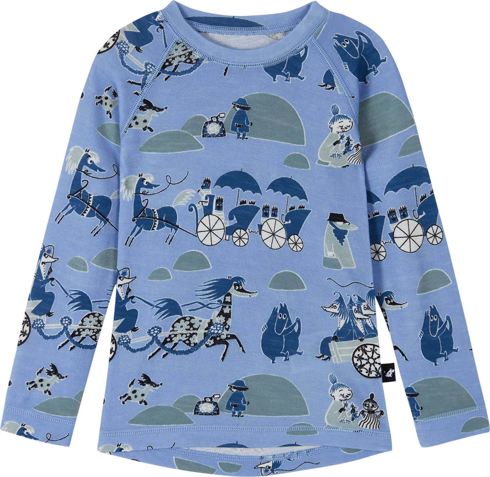 REIMA Moomin Trivsam Airy Blue kombinezonas vaikams 5 Thermal clothing REIMA Moomin Trivsam 5200021C Airy Blue