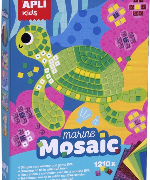 edukaciniai zaislai. Lavinamieji zaislai. Apli Kids . EVA porolono mozaika „Jūros pasaulis”