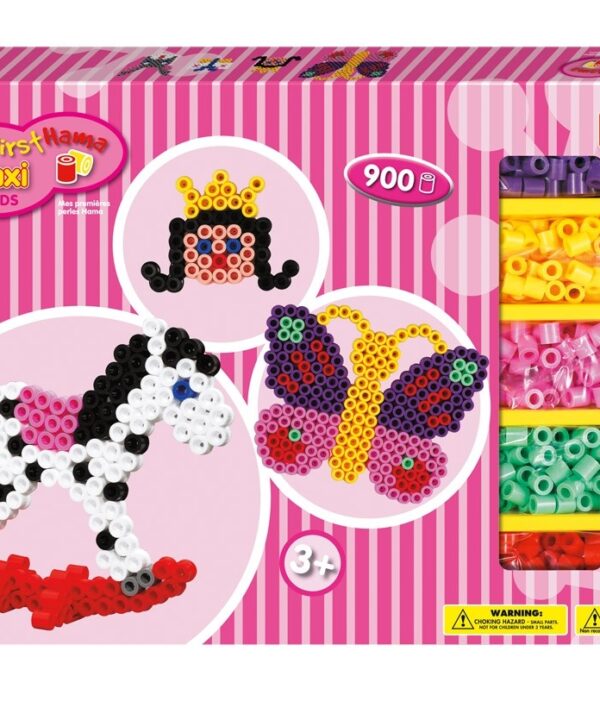 edukaciniai zaislai. Lavinamieji zaislai. HAMA . HAMA MAXI karoliukų rinkinys „Princesės pasaulis“