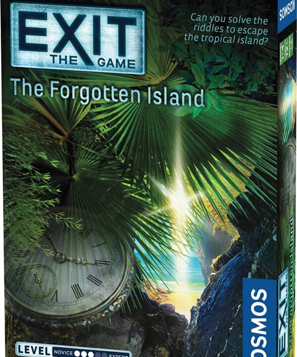edukaciniai zaislai. Lavinamieji zaislai. KOSMOS . EXIT mokslinis žaidimas The Forgotten Island