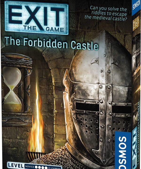 edukaciniai zaislai. Lavinamieji zaislai. KOSMOS . EXIT mokslinis žaidimas The Forbidden Castle