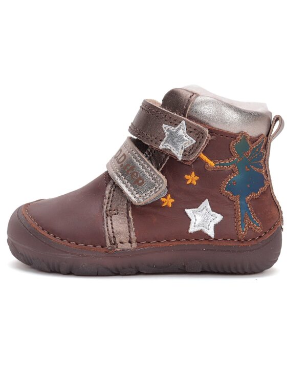 batukai vaikams D.D.Step (Vengrija) Barefoot batai su dirbtinio kailio pamušalu 20-25 d. W073-42766A