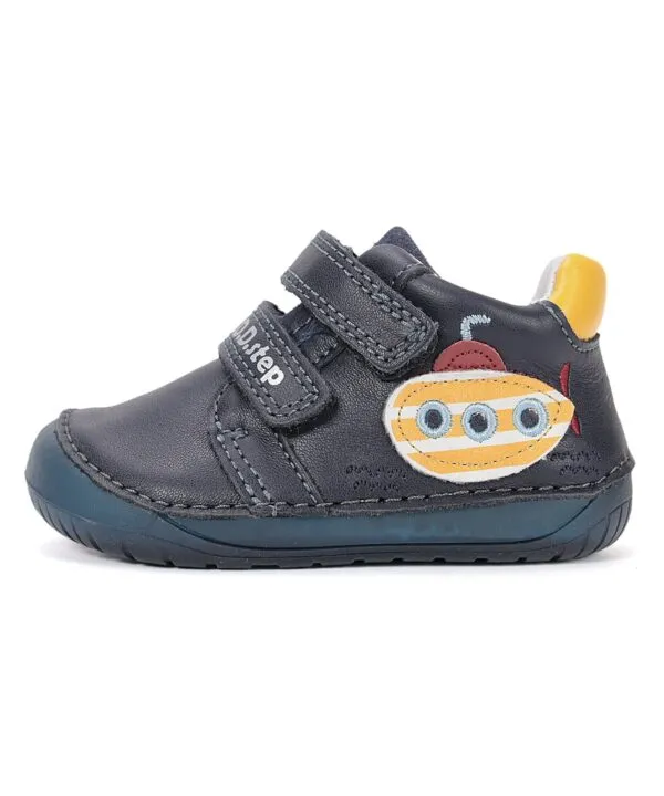 batukai vaikams D.D.Step (Vengrija) Barefoot mėlyni batai 20-25 d. S070-61420