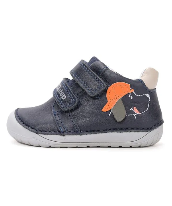 batukai vaikams D.D.Step (Vengrija)  Barefoot mėlyni batai 20-25 d. S070-61533B