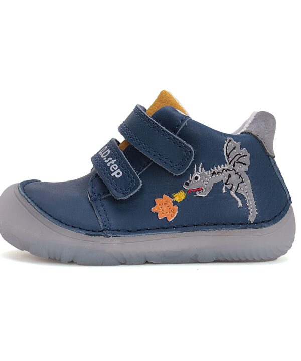 batukai vaikams D.D.Step (Vengrija)  Barefoot mėlyni batai 20-25 d. S073-51696A