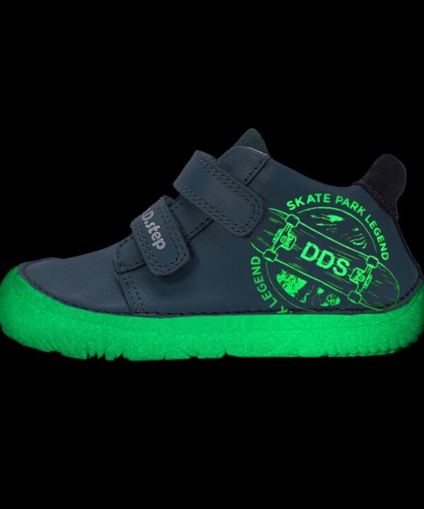 batukai vaikams D.D.Step (Vengrija)  Barefoot mėlyni batai 21-25 d. S073-62313B