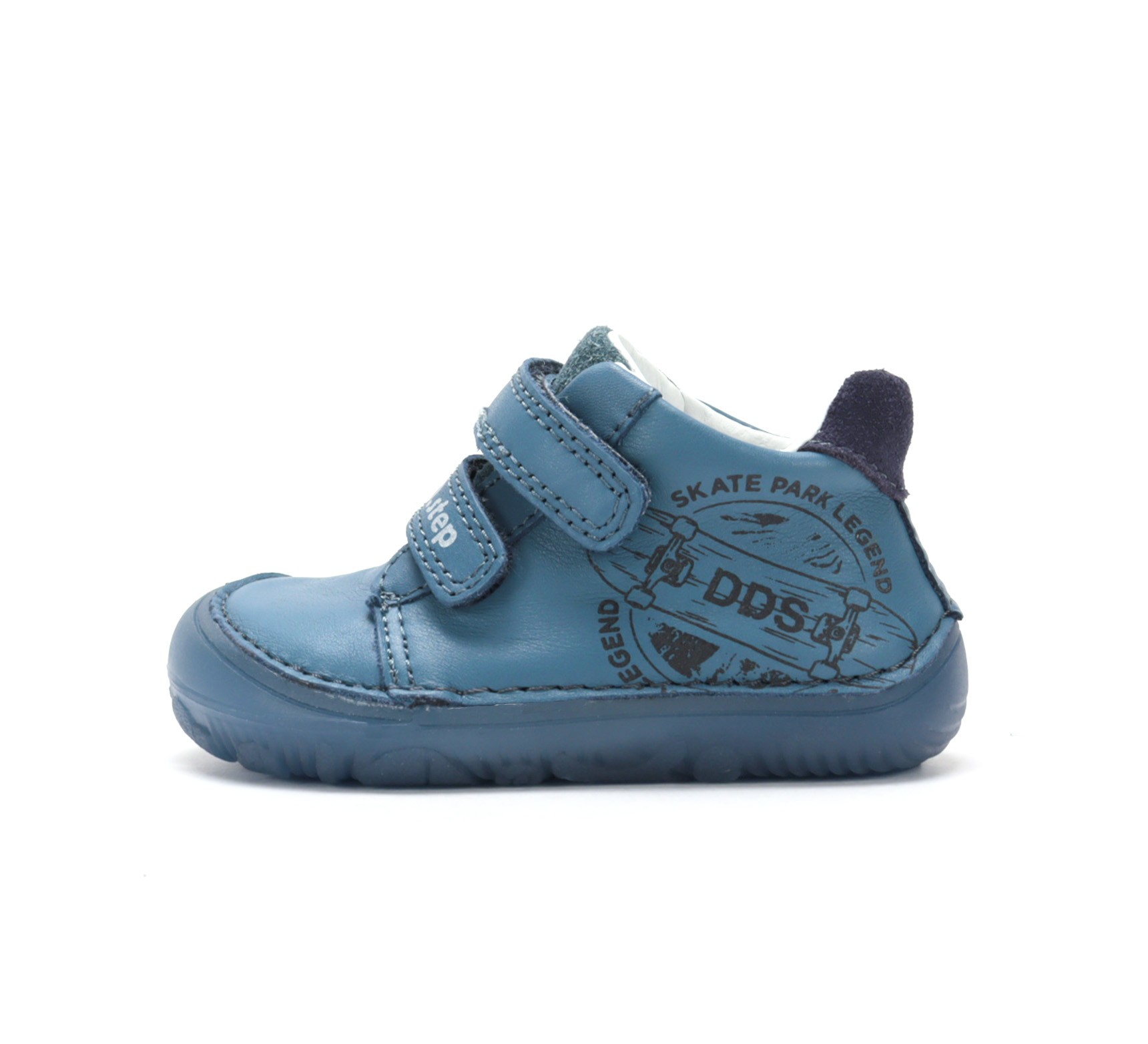 Barefoot mėlyni batai 21-25 d. S073-62313B. D.D.Step (Vengrija). Batai vaikams 3 batukai vaikams D.D.Step (Vengrija) Barefoot mėlyni batai 21-25 d. S073-62313B