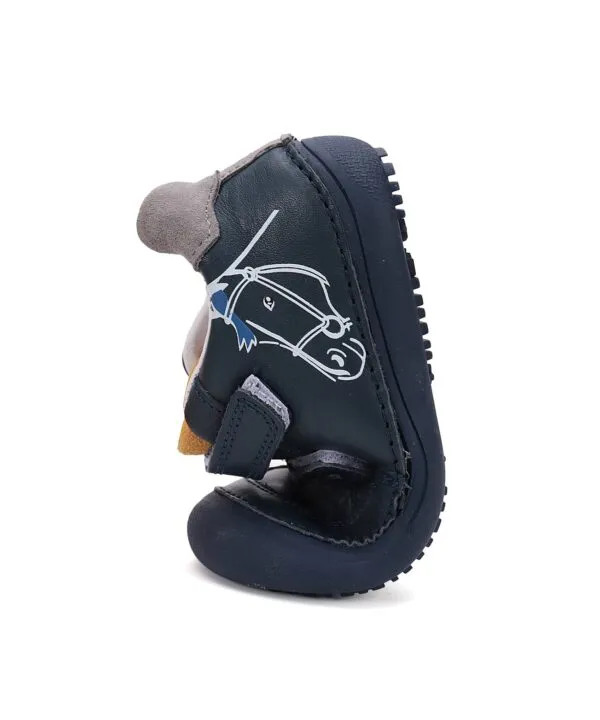 batukai vaikams D.D.Step (Vengrija)  Barefoot mėlyni batai 25-30 d. S063-51264M