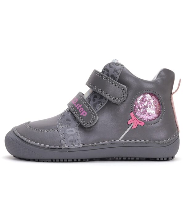 batukai vaikams D.D.Step (Vengrija)  Barefoot pilki batai 31-36 d. A063-42804AL