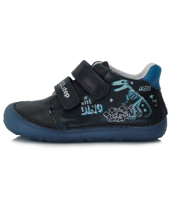 batukai vaikams D.D.Step (Vengrija)  Barefoot tamsiai mėlyni batai 20-25 d. S073-328A