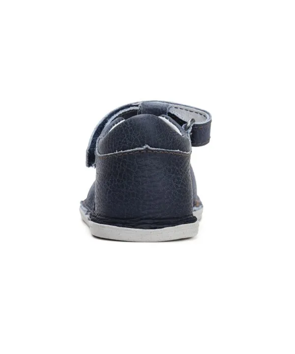 batukai vaikams D.D.Step (Vengrija)  Barefoot tamsiai mėlyni batai 21-26 d. H085-41850A