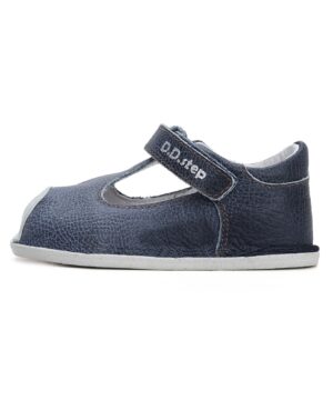 batukai vaikams D.D.Step (Vengrija)  Barefoot tamsiai mėlyni batai 21-26 d. H085-41850A