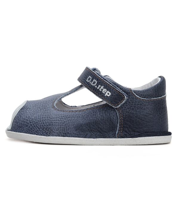 batukai vaikams D.D.Step (Vengrija) Barefoot tamsiai mėlyni batai 21-26 d. H085-41850A
