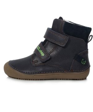 batukai vaikams D.D.Step (Vengrija)  Barefoot tamsiai mėlyni batai 31-36 d. A063-363L