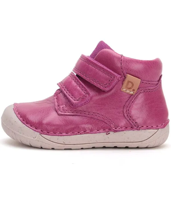 batukai vaikams D.D.Step (Vengrija)  Barefoot tamsiai rožiniai batai 20-25 d. S070-51861A