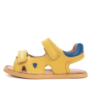 batukai vaikams D.D.Step (Vengrija)  Geltonos barefoot basutės 32-37 d. G076-61262AL