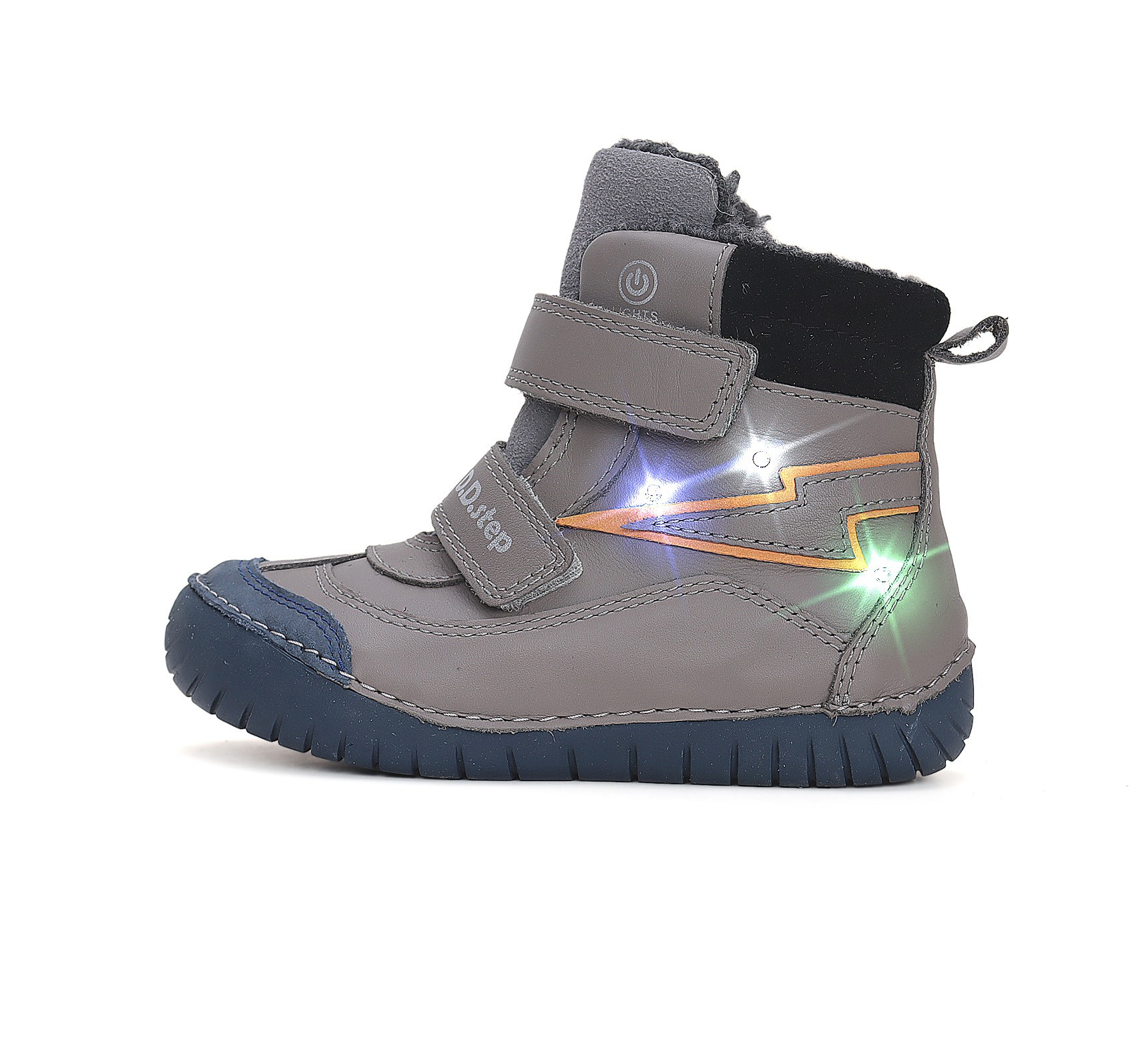 LED Batai su dirbtinio kailio pamušalu 31-36 d. W050-42707AL. D.D.Step (Vengrija). Batai vaikams 4 batukai vaikams D.D.Step (Vengrija) LED Batai su dirbtinio kailio pamušalu 31-36 d. W050-42707AL