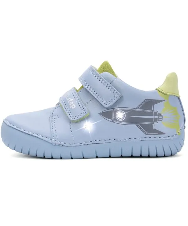 batukai vaikams D.D.Step (Vengrija)  Melsvi LED batai 25-30 d. S050-61691M