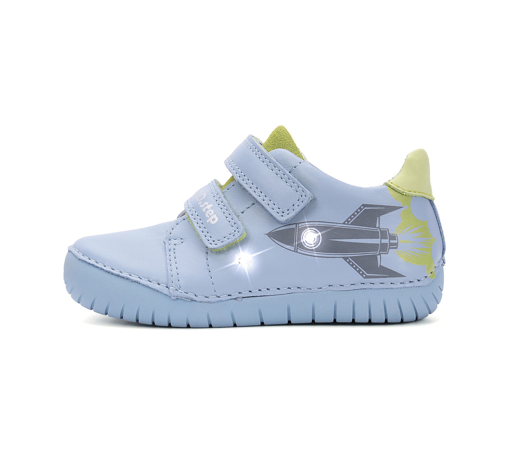 Melsvi LED batai 25-30 d. S050-61691M. D.D.Step (Vengrija). Batai vaikams 4 batukai vaikams D.D.Step (Vengrija) Melsvi LED batai 25-30 d. S050-61691M