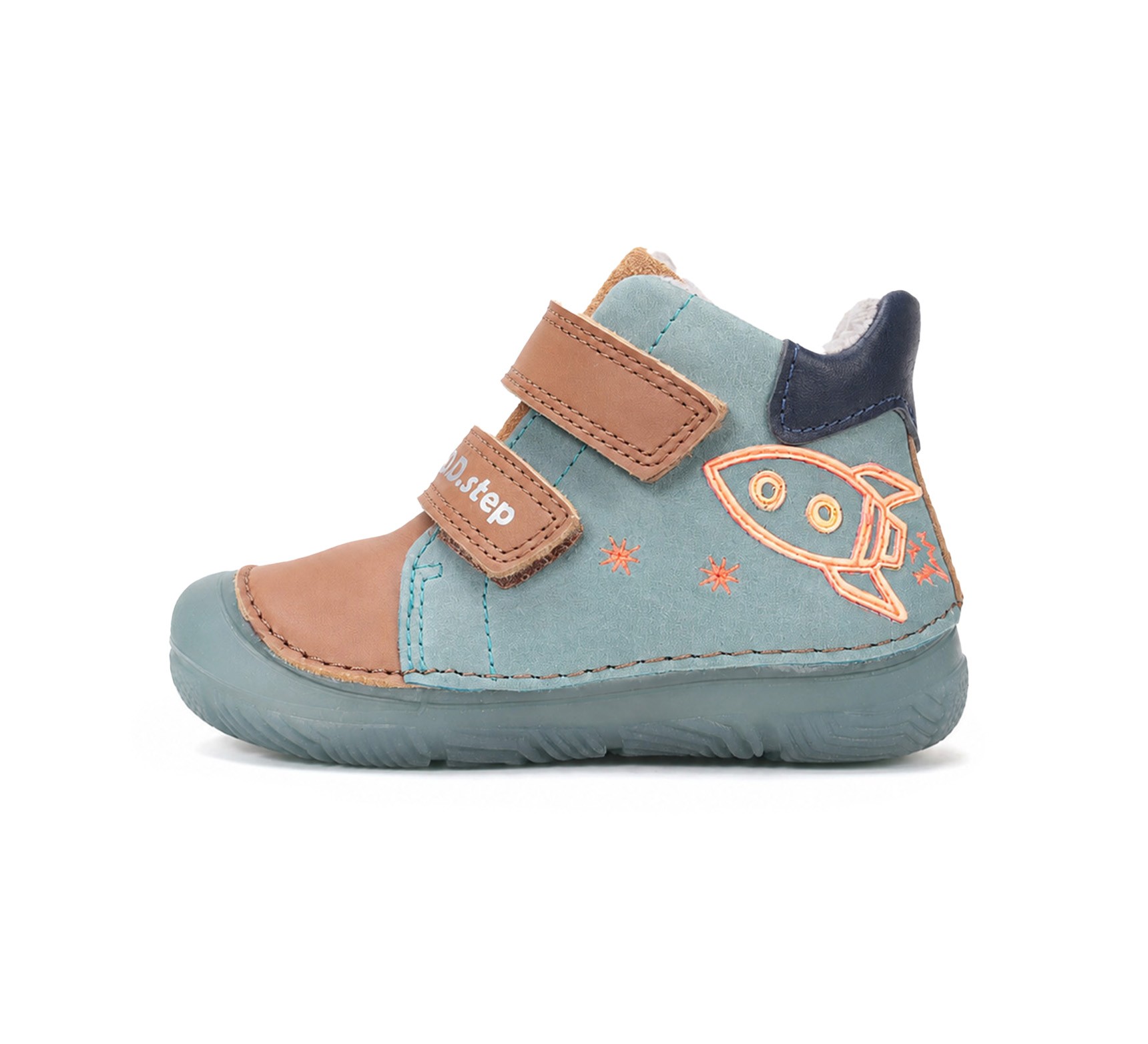 Mėlyni batai su plonu pašiltinimu 21-25 d. A082-62203A. D.D.Step (Vengrija). Batai vaikams 3 batukai vaikams D.D.Step (Vengrija) Mėlyni batai su plonu pašiltinimu 21-25 d. A082-62203A
