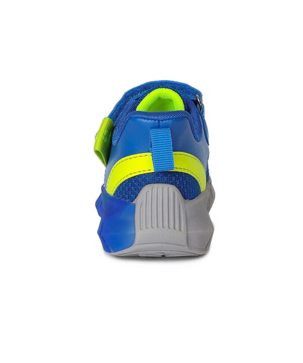 batukai vaikams D.D.Step (Vengrija)  Mėlyni sportiniai LED batai 24-29 d. F61297AM