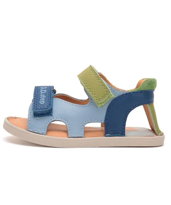 batukai vaikams D.D.Step (Vengrija)  Mėlynos barefoot basutės 20-25 d. G076-51334
